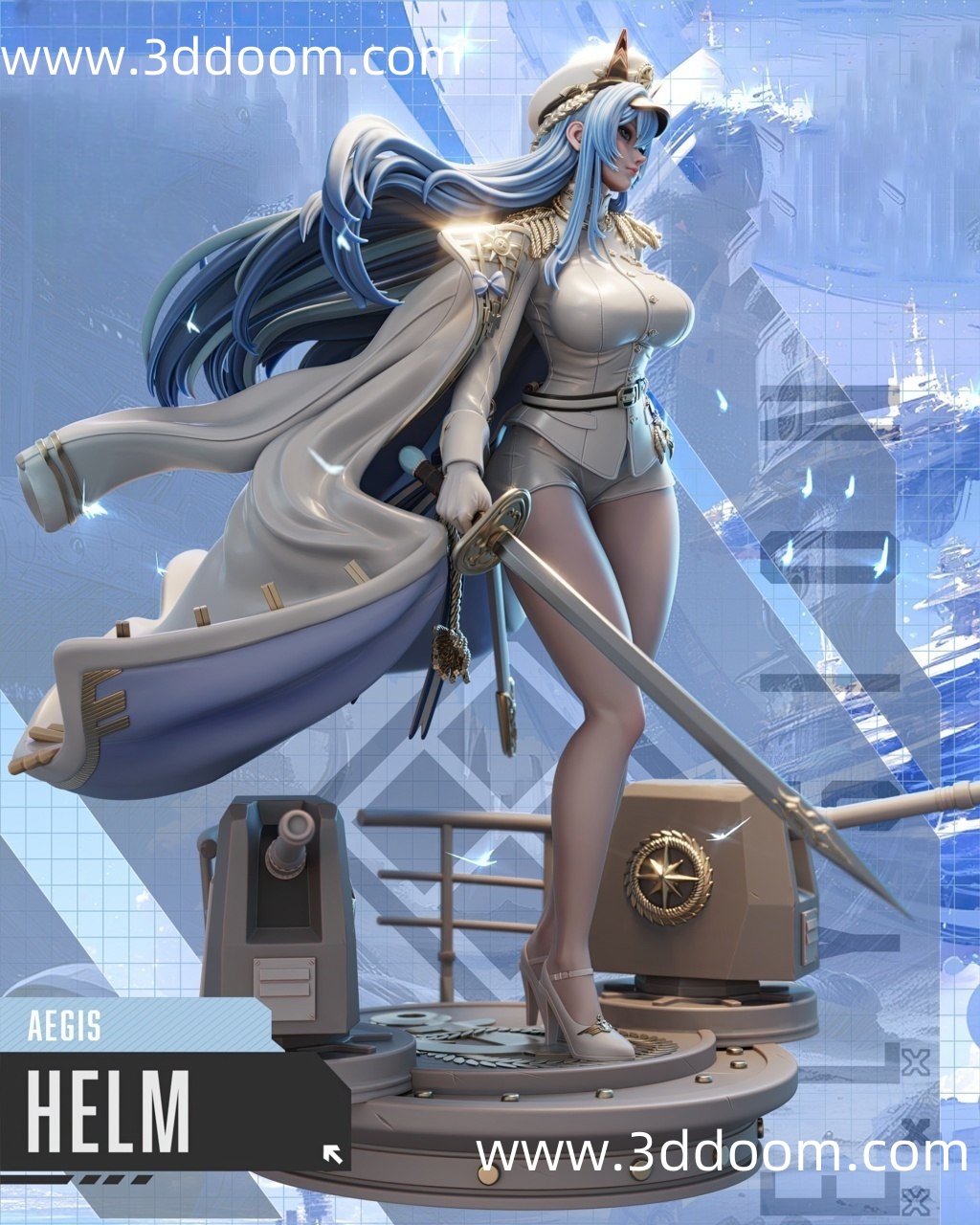 839 Helm+NSFW Nikke Goddess of Victory 胜利女神 海伦-3D DOOM