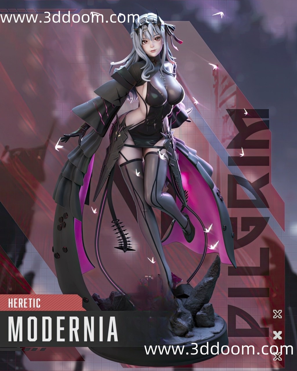 758 Modernia Nikke Goddess of Victory 胜利女神 神罚-3D DOOM