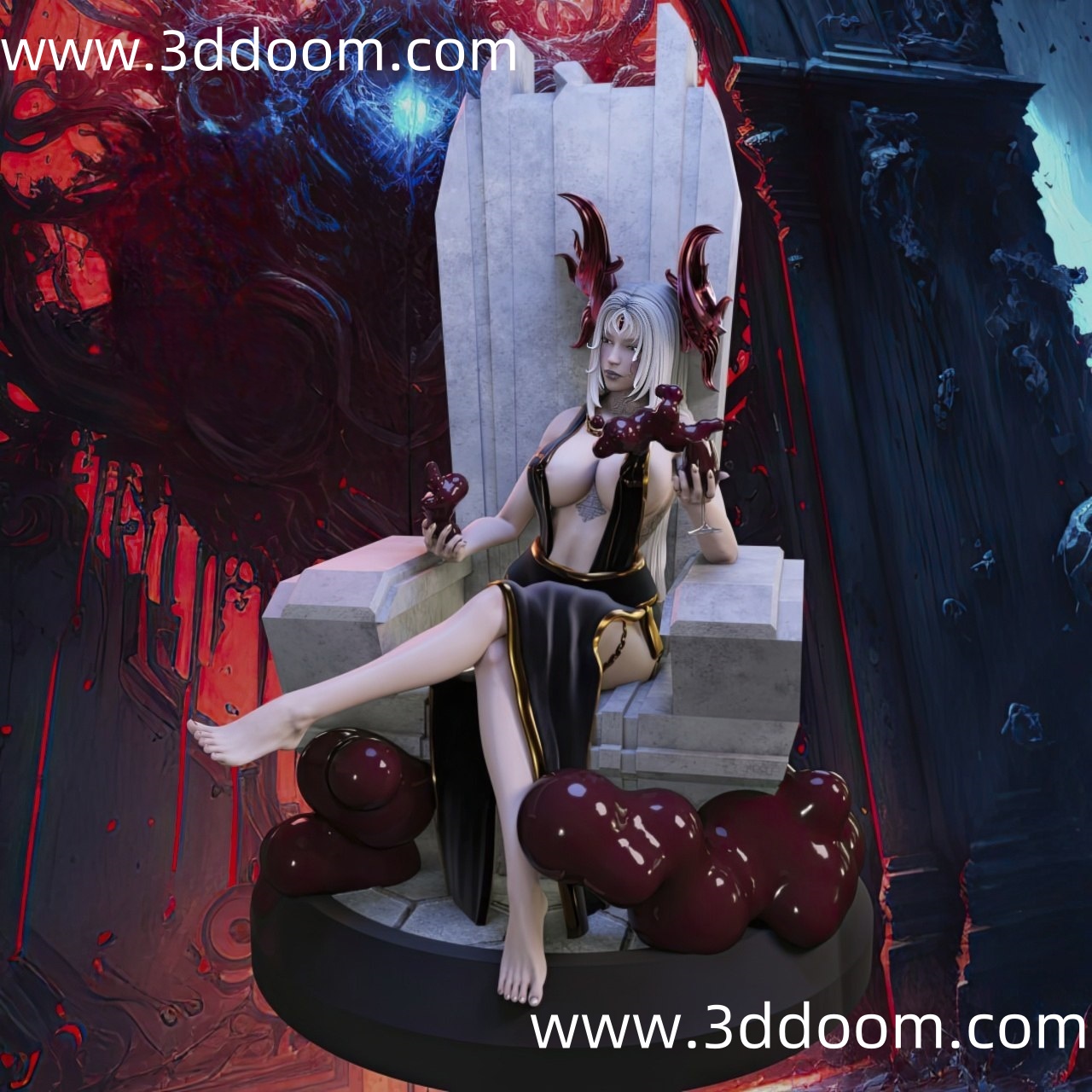 816 Blood Enchantress 血之魔女-3D DOOM