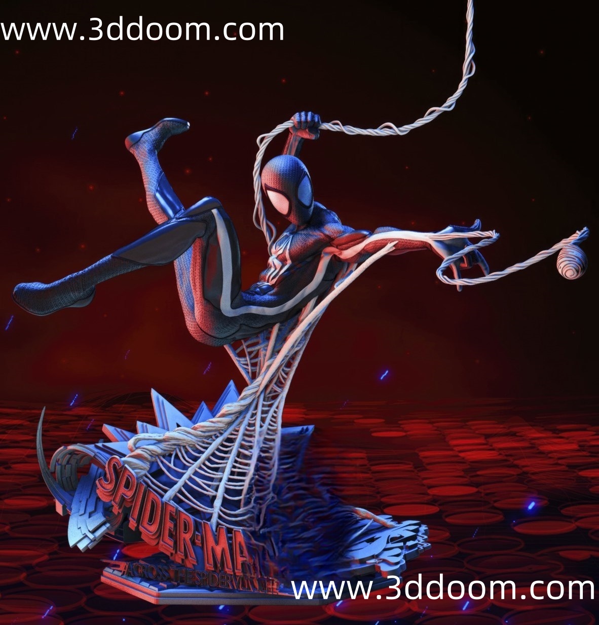 757 Miles Morales Spider Man 漫威 迈尔斯·莫拉莱斯 蜘蛛侠-3D DOOM