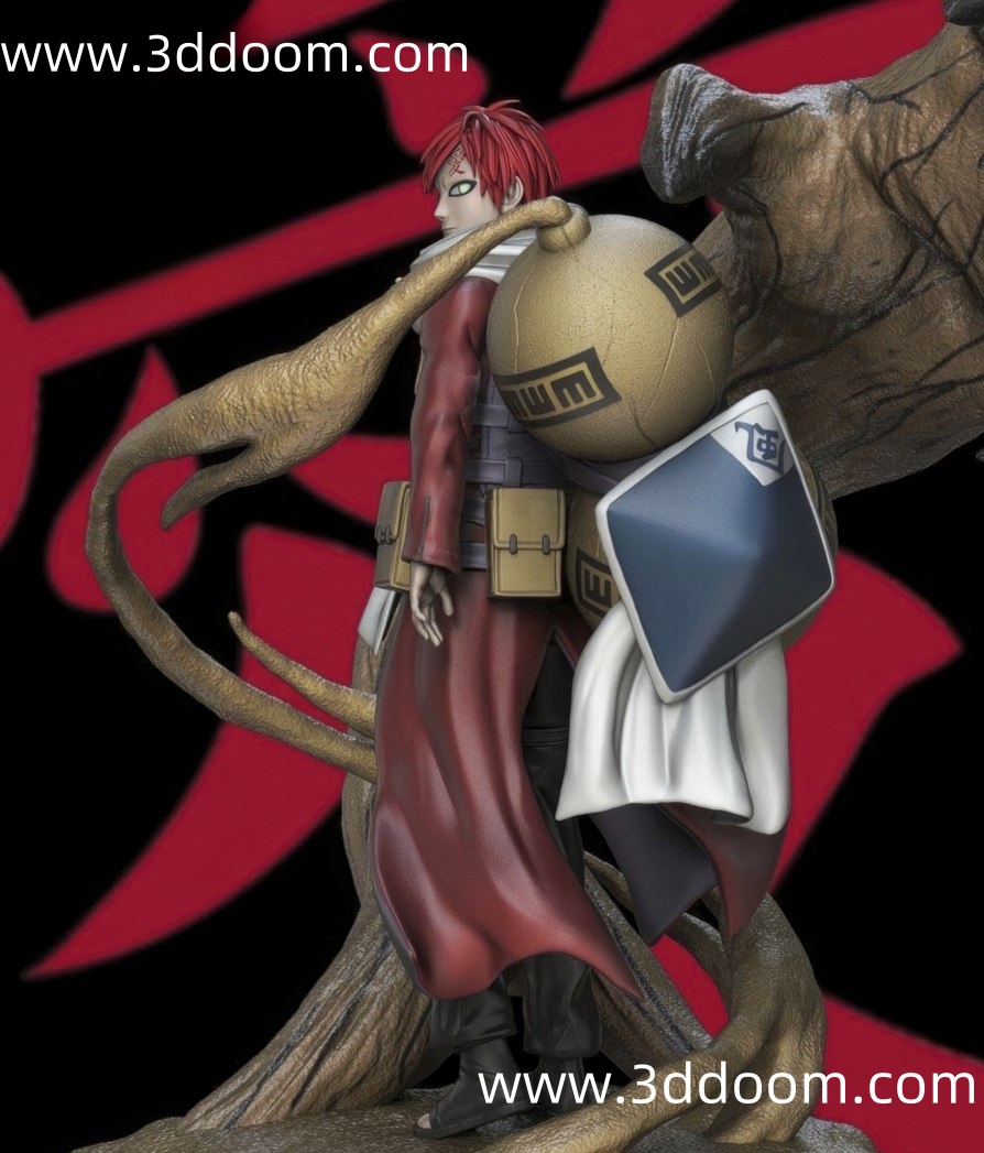 831 Gaara Kazekage Naruto 火影忍者 我爱罗-3D DOOM