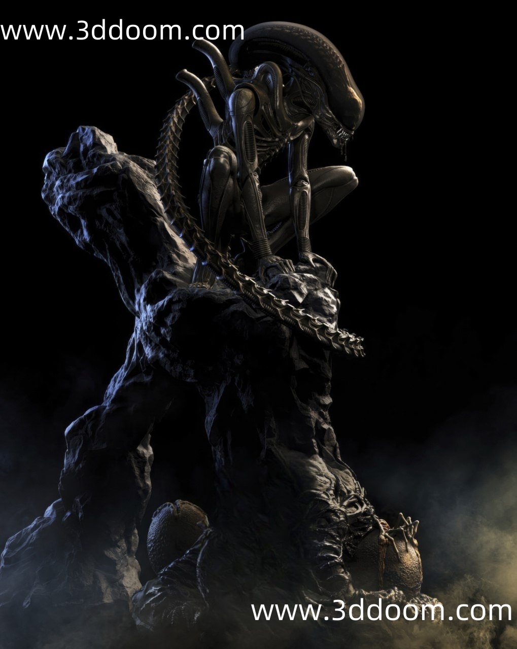 805 Alien Xenomorph 异形-3D DOOM