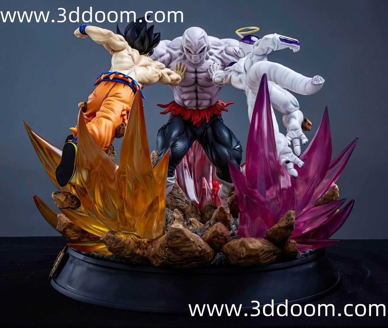 834 Goku and Frieza  龙珠 孙悟空和弗利萨对战吉连-3D DOOM