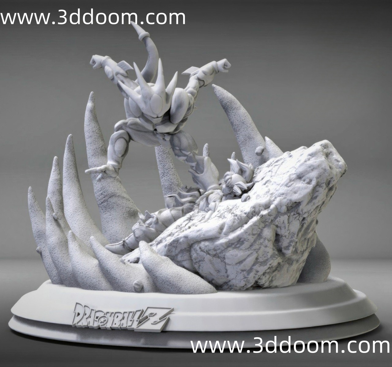 821 Cooler vs Goku Dragon Ball 龙珠 古拉对战孙悟空-3D DOOM