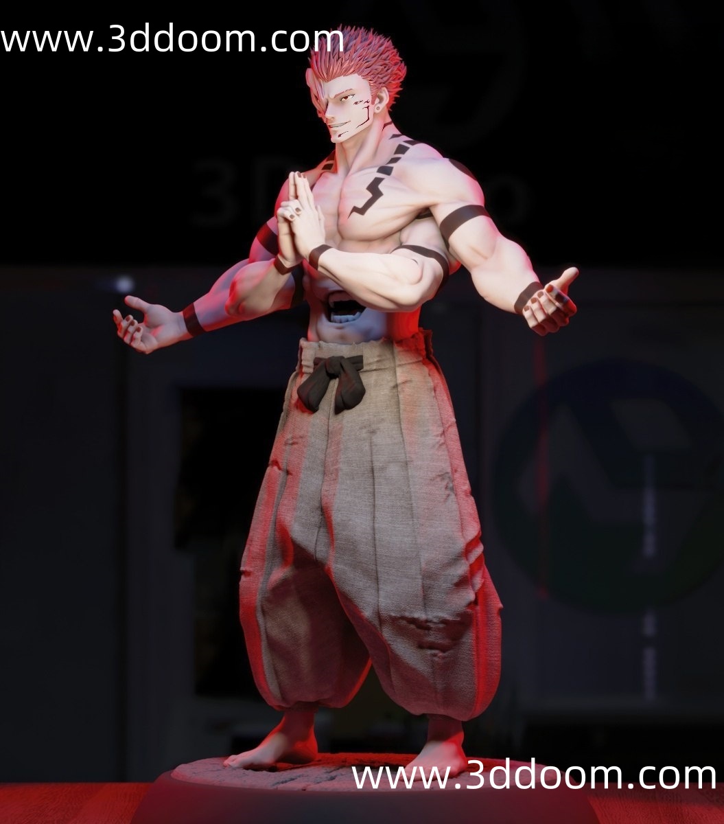 789 Sukuna Jujutsu Kaisen 咒术回战 两面宿傩-3D DOOM