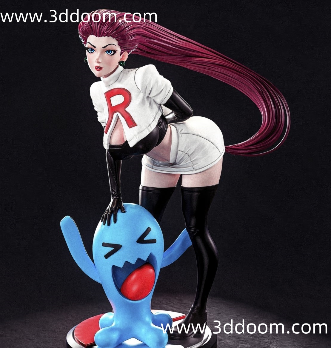 848 Jessie +NSFW Pokemon 精灵宝可梦 武藏-3D DOOM