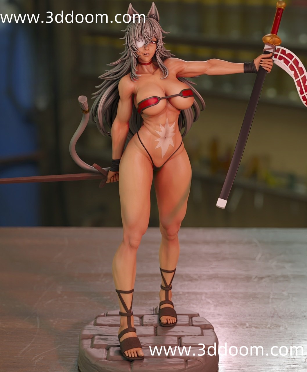 833 Ghislaine Dedoldia+NSFW Mushoku Tensei 无职转生 吉斯兰-3D DOOM