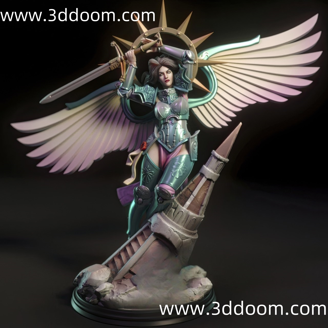 877 Saint Celestine Warhammer 40k 战锤 圣塞莱斯汀-3D DOOM