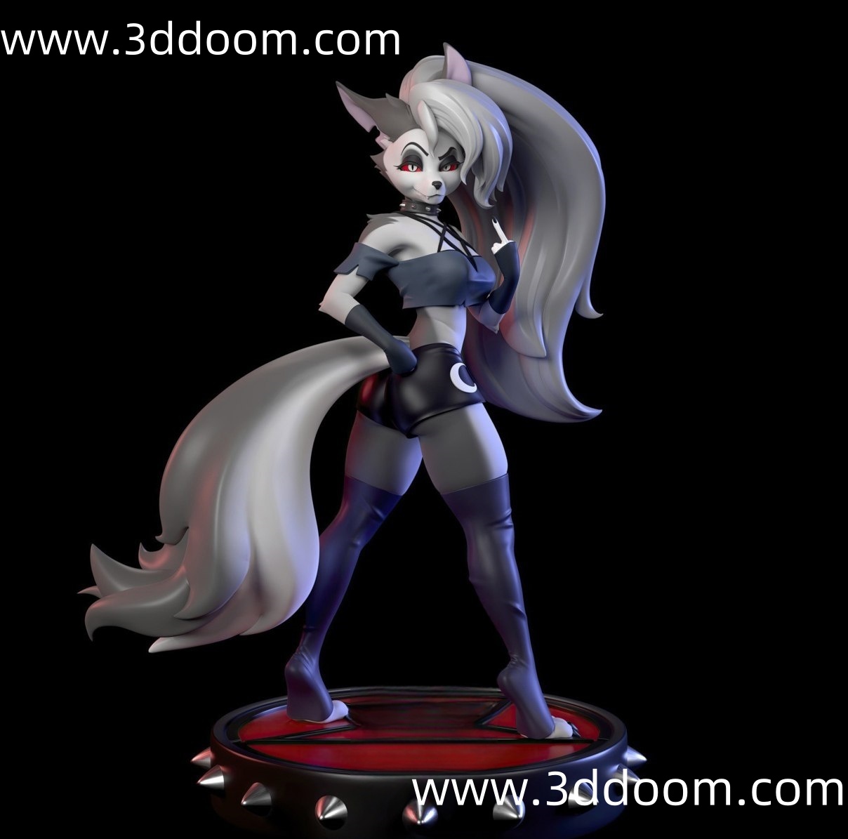 863 Loona Hazbin Hotel 地狱客栈 极恶老大-3D DOOM