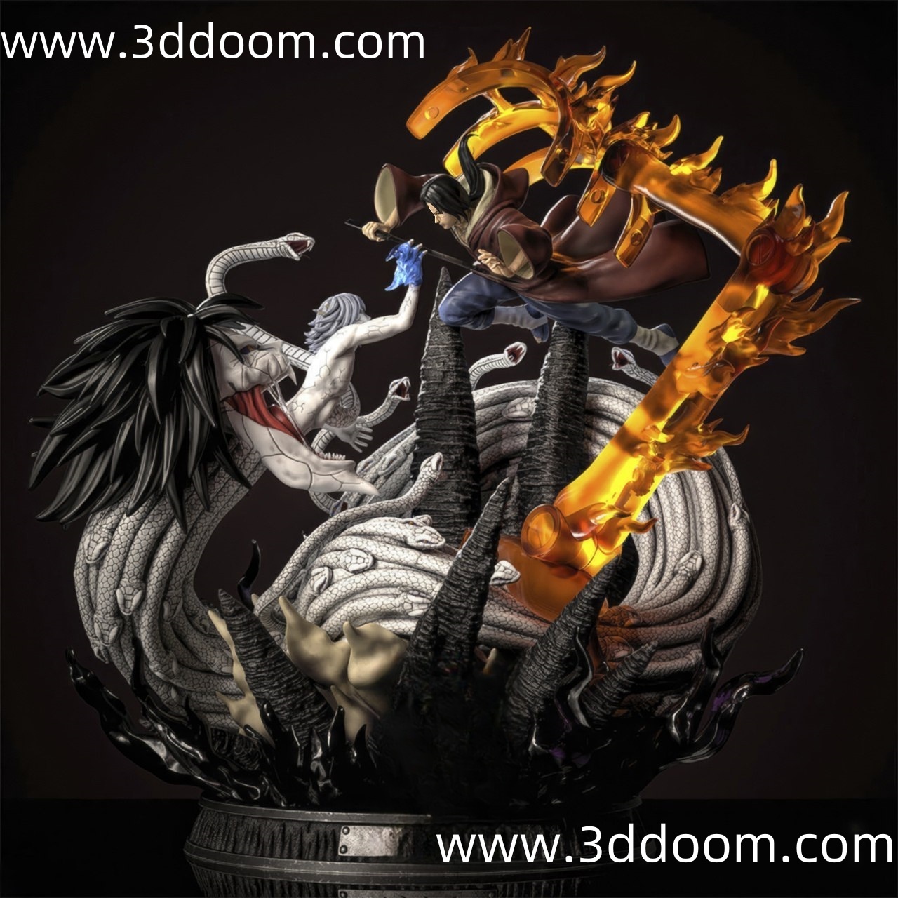 887 Uchiha Itachi vs Kabuto Naruto火影忍者 宇智波鼬对战药师兜-3D DOOM