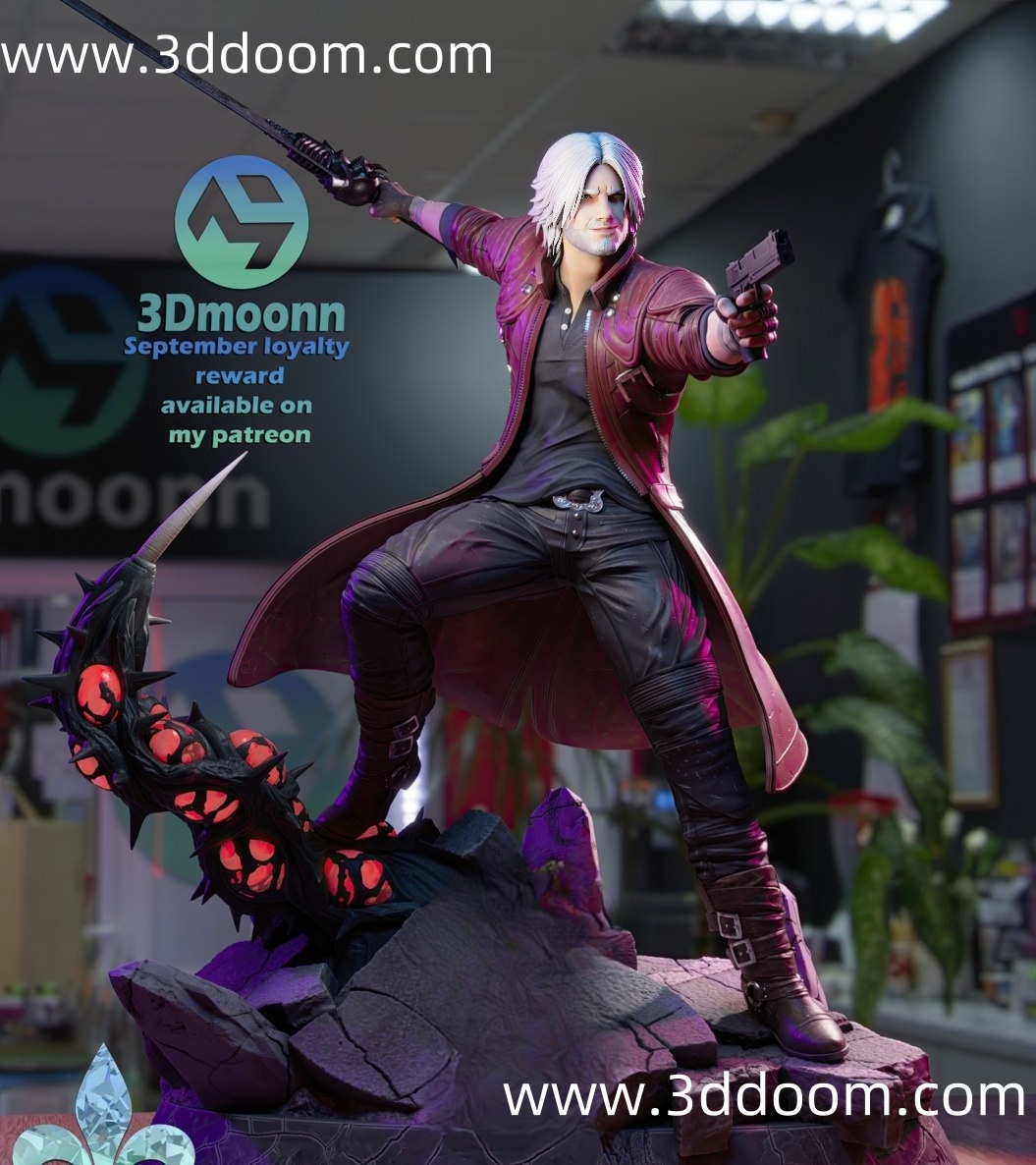 822 Dante Devil May Cry 鬼泣 但丁-3D DOOM