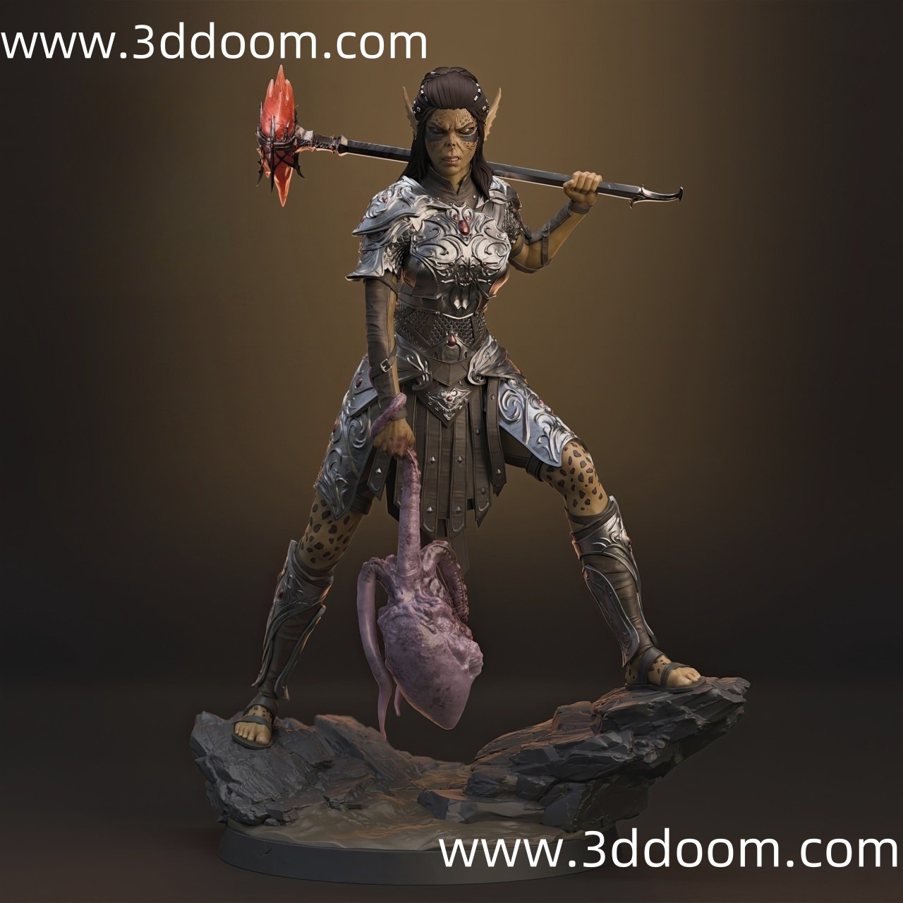 859 Laezel Baldurs Gate 博德之门 莱埃泽尔-3D DOOM