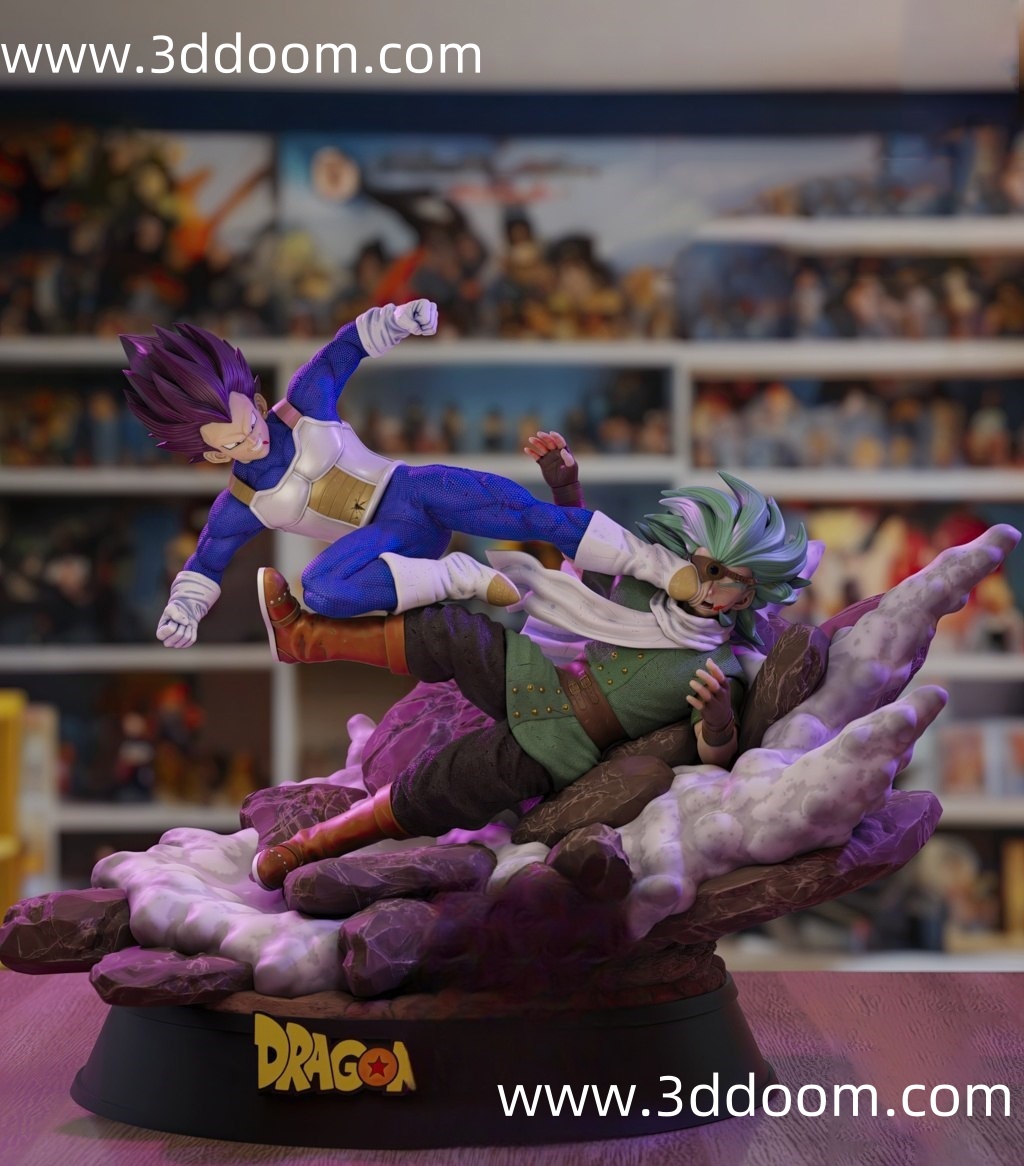 883 Ego Vegeta VS Granolah Dragon 龙珠 贝吉塔VS格兰-3D DOOM