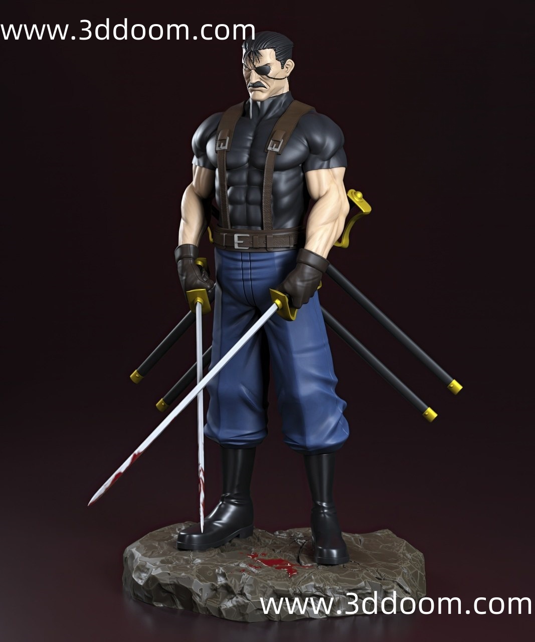 854 King Bradley Fullmetal Alchemist 钢之炼金术师 金·布拉德雷-3D DOOM