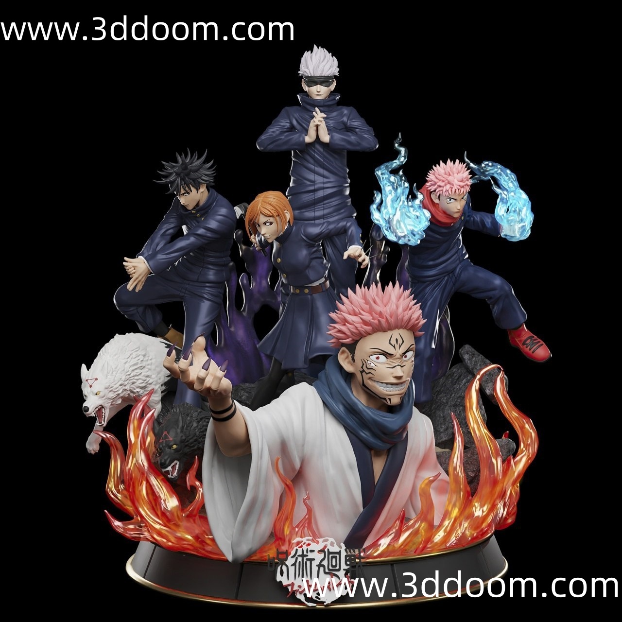 850 Jujutsu Kaisen Diorama 咒术回战 立体模型-3D DOOM