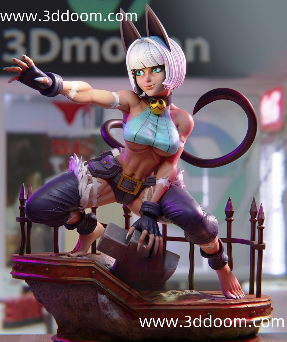 867 Ms. Fortune Skullgirls 骷髅女孩 财富小姐-3D DOOM