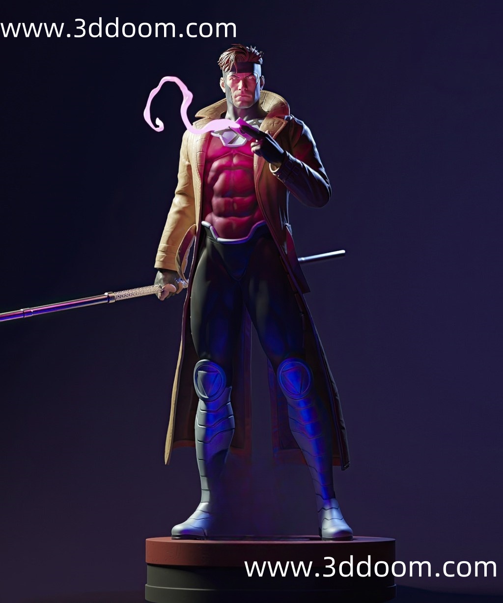 832 Gambit X Men X-战警 牌皇-3D DOOM
