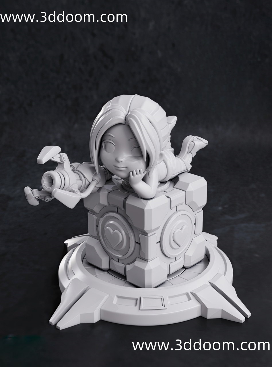 820 Chibi Chell Portal 传送门 雪儿-3D DOOM