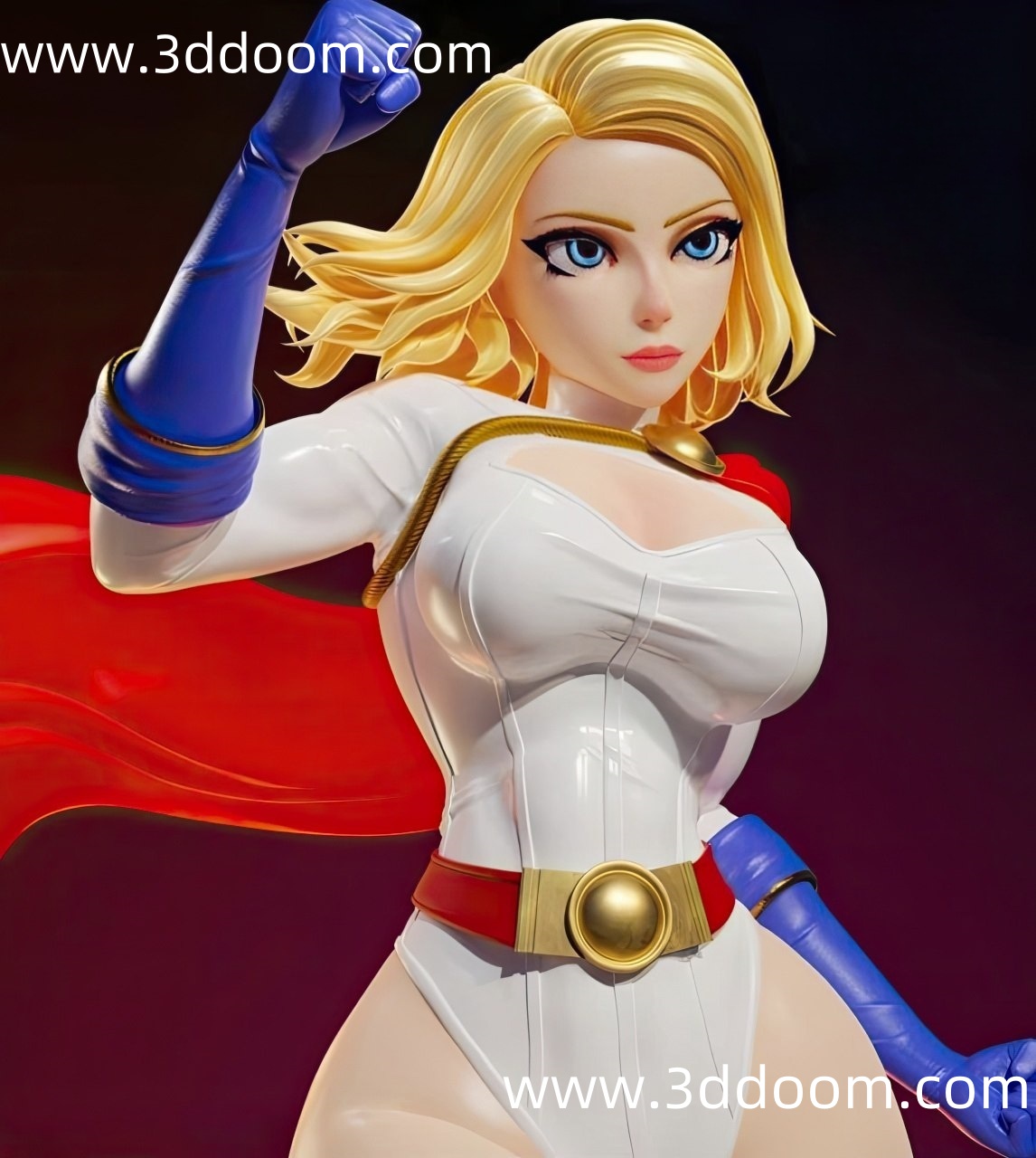 874 Power Girl DC 神力女孩-3D DOOM