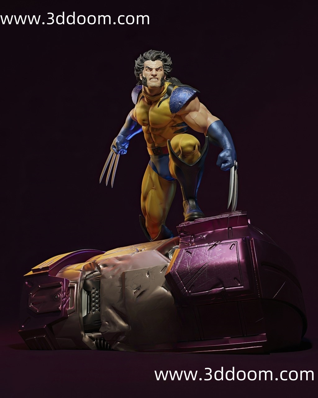 896 Wolverine X-Men X-战警 金刚狼-3D DOOM