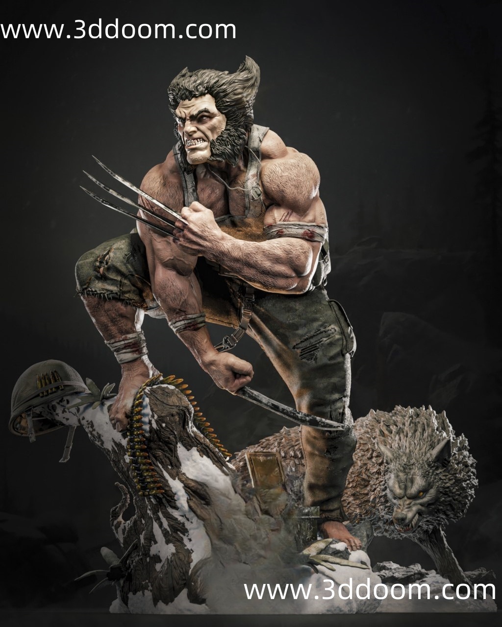 895 Wolverine X Men (2) X-战警 金刚狼-3D DOOM