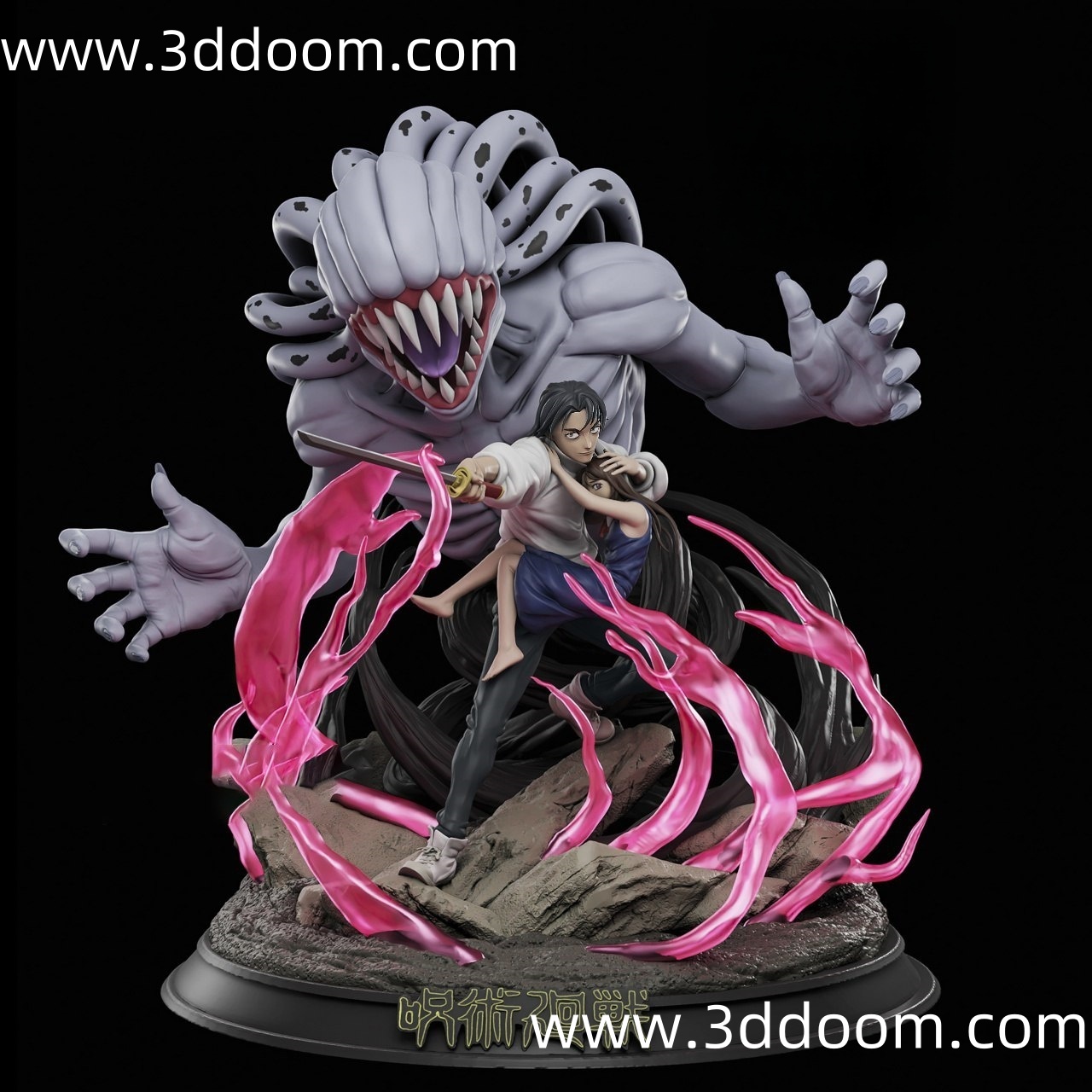 897 Yuta and Rika Jujutsu Kaisen 咒术回战 祈本里香-3D DOOM