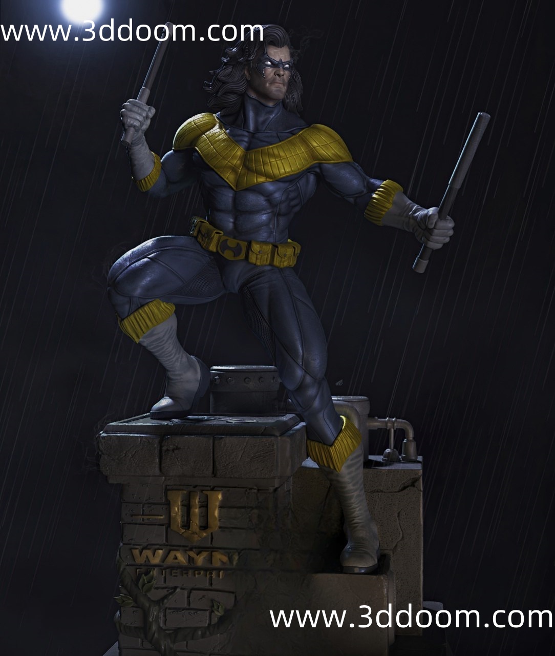 872 Nightwing DC DC 夜翼-3D DOOM