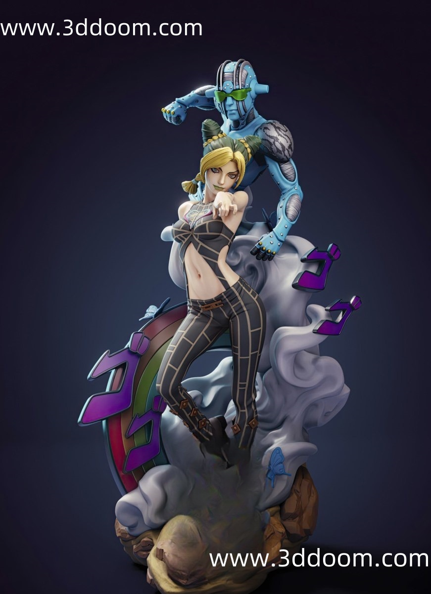 856 Kujo Jolyne JoJo JOJO的奇妙冒险 空条徐伦-3D DOOM