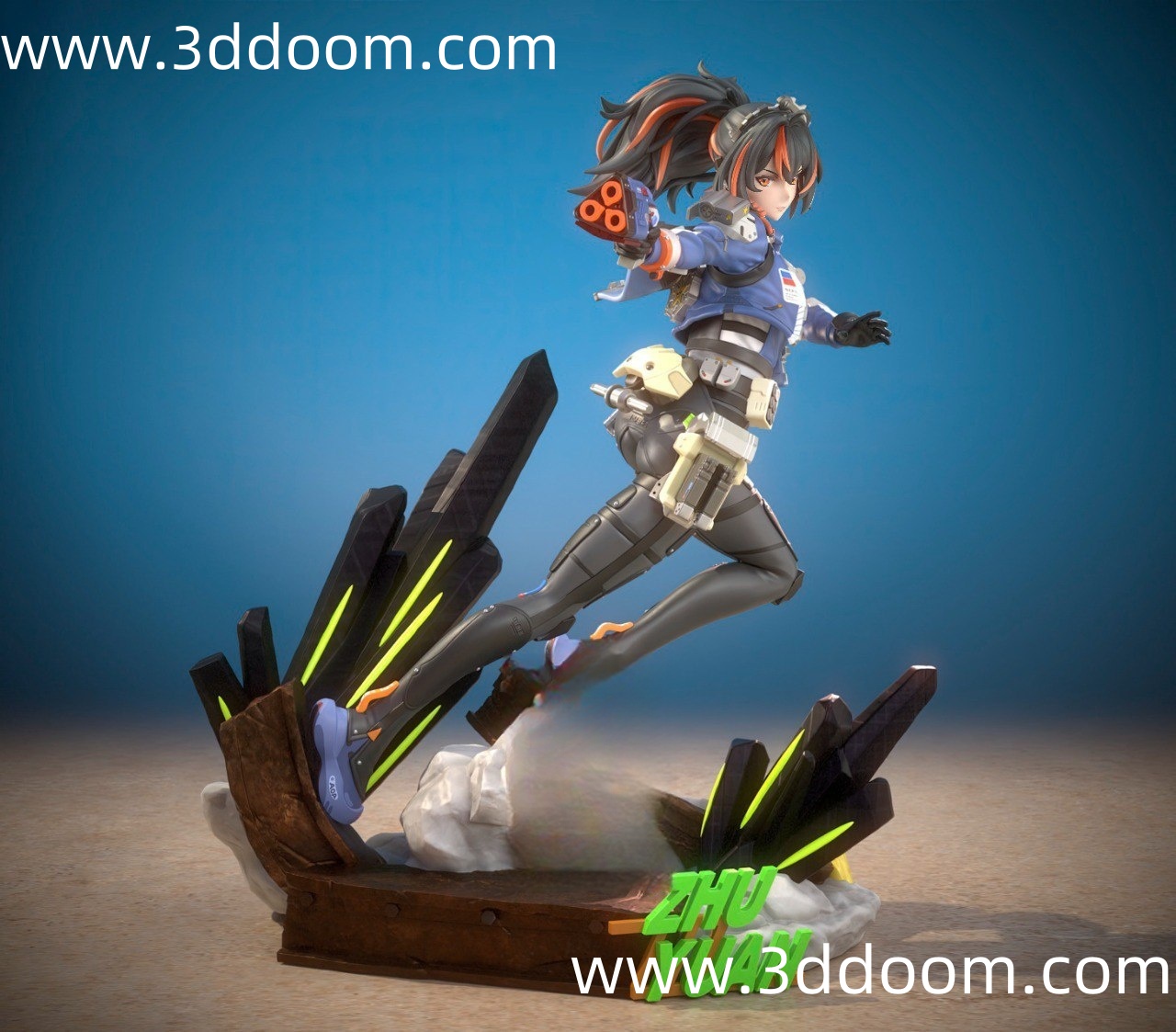 1000 Zhu Yuan Zenless Zone Zero 绝区零 朱鸢-3D DOOM