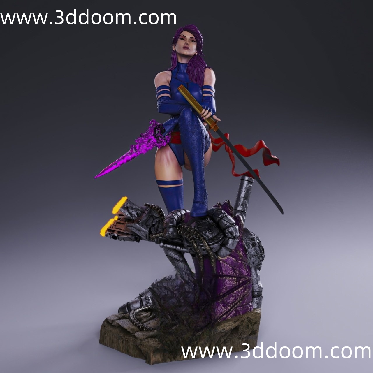 971 Psylocke X Men X-战警 灵蝶-3D DOOM