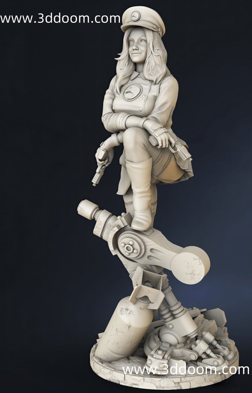 949 Lady Blackhawk DC 黑鹰女士-3D DOOM