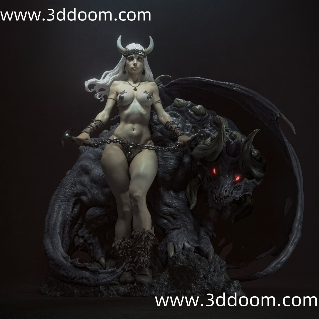 924 Demon Queen 恶魔女王-3D DOOM