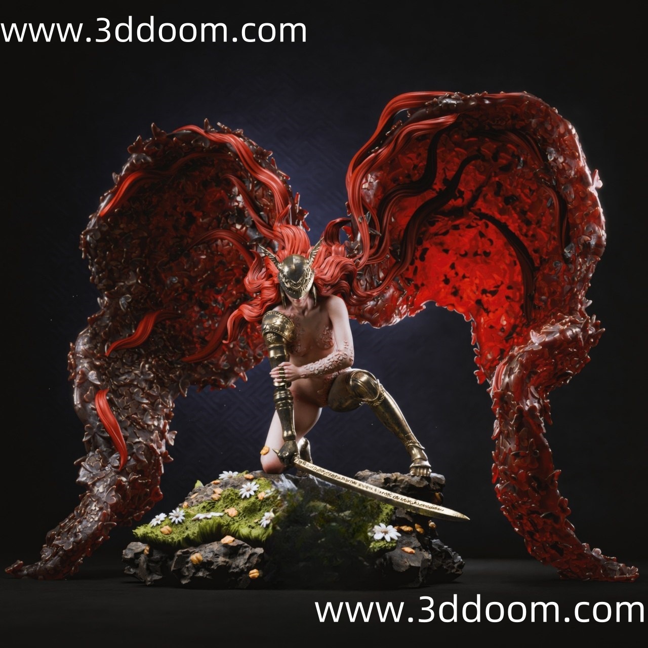 954 Malenia Elden Ring 艾尔登法环 玛莲妮亚-3D DOOM