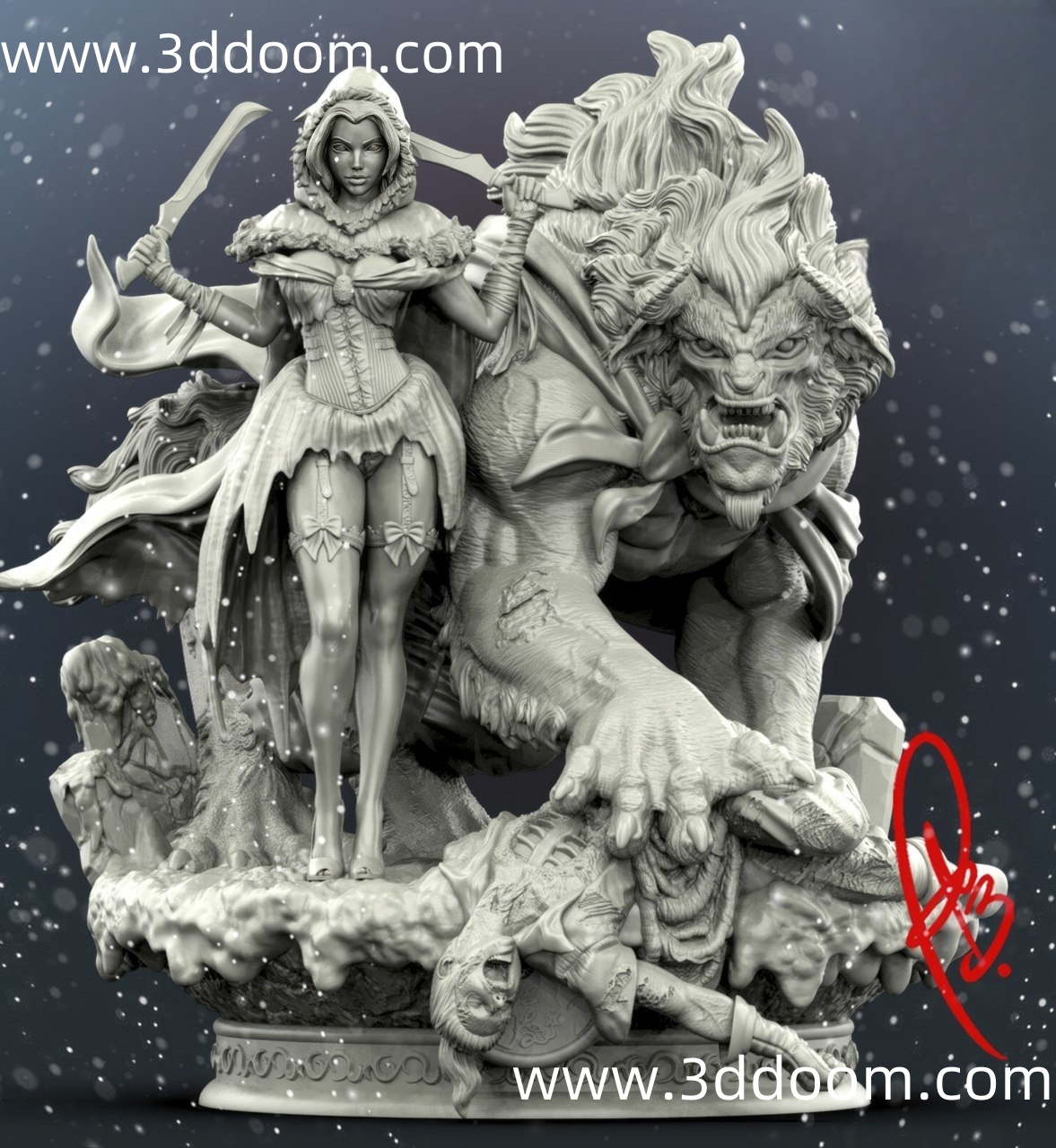 913 Beauty and the Beast 美女与野兽-3D DOOM