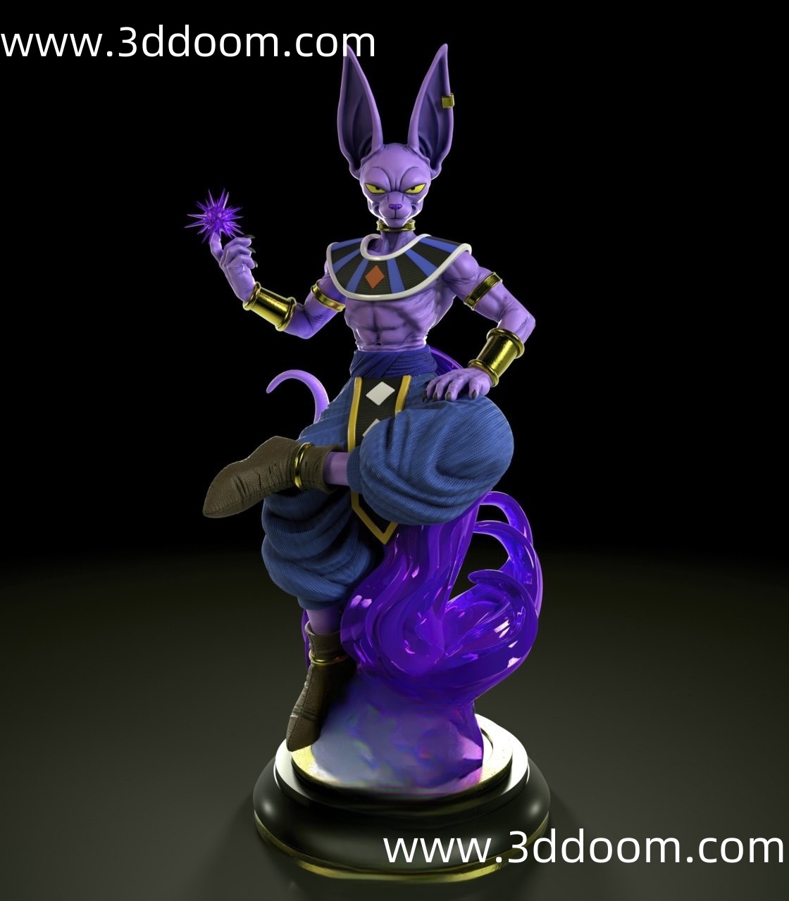914 Beerus Dragon Ball 龙珠 比鲁斯-3D DOOM