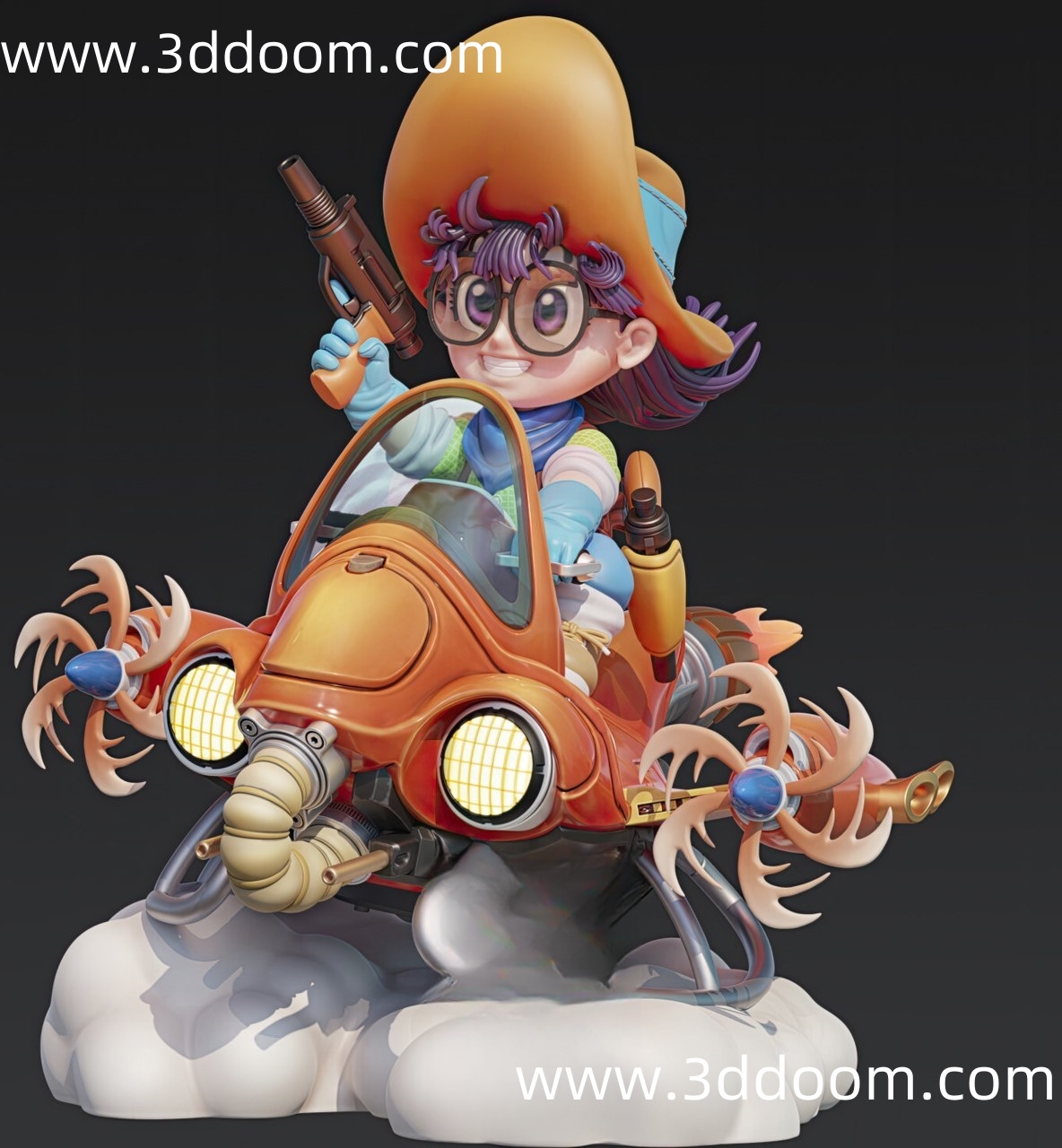 911 Arale Norimaki Dr. Slump 阿拉蕾 则卷阿拉蕾-3D DOOM