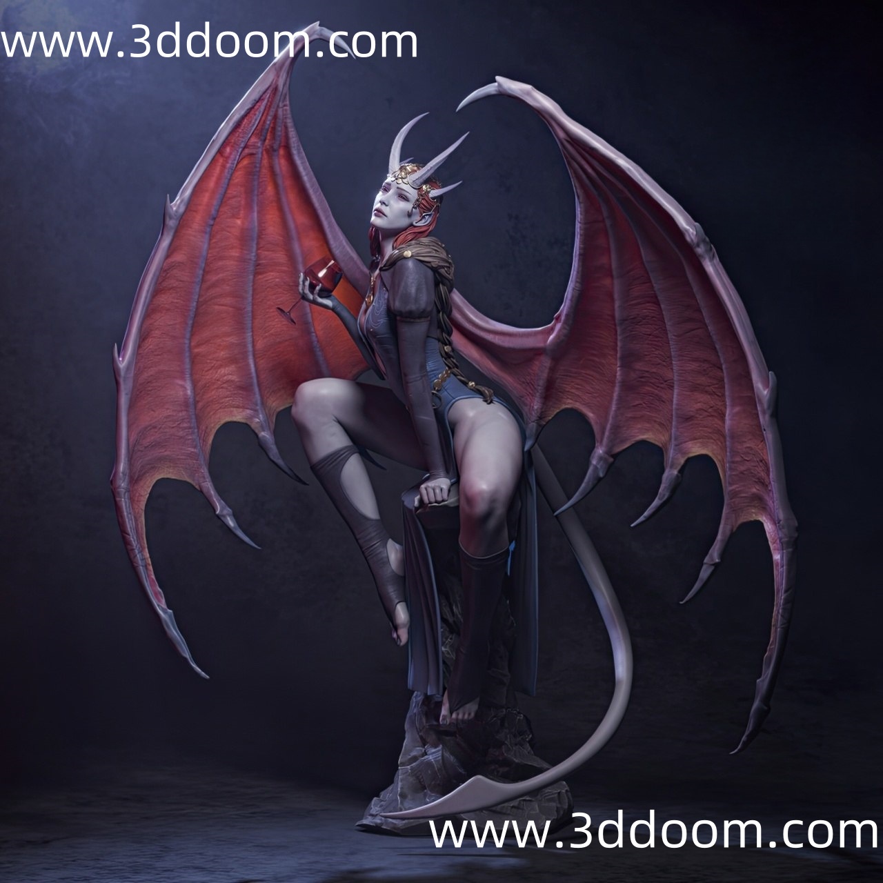 961 Mizora Baldurs Gate 3 博德之门 米佐拉-3D DOOM