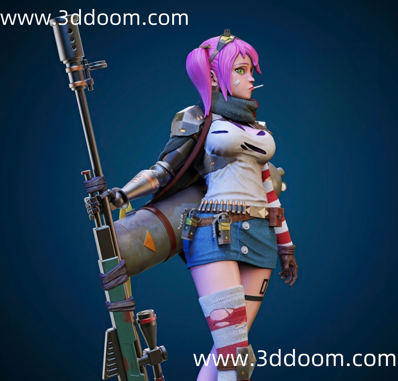 996 War Girl 战斗少女-3D DOOM