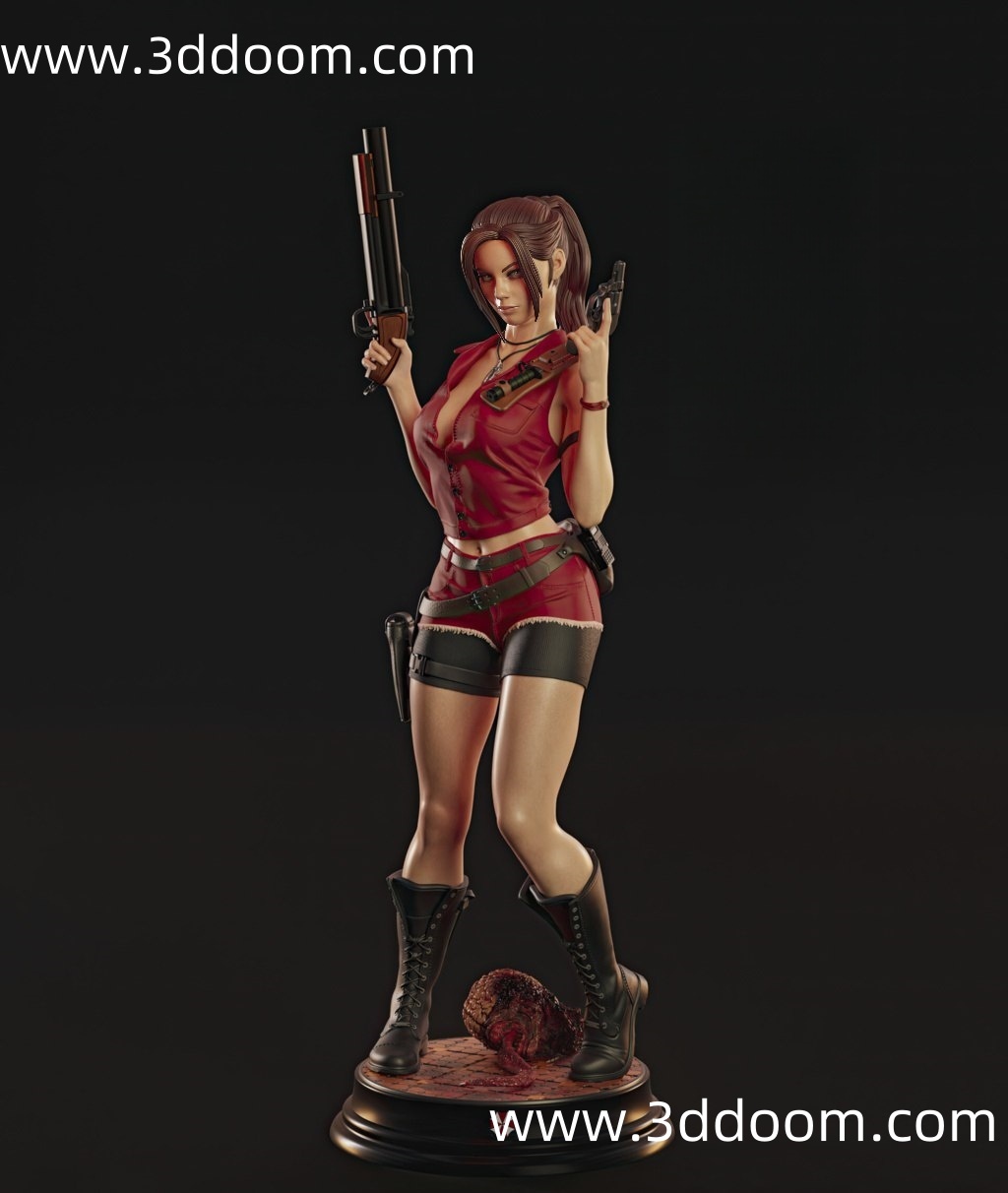 919 Claire Redfield Resident Evil 生化危机 克莱尔·雷德菲尔德-3D DOOM