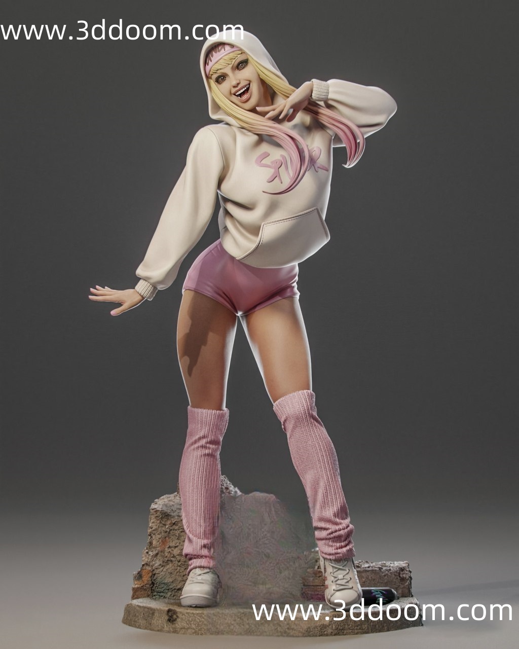 934 Gwen Stacy Spider Woman 蜘蛛女侠 格温-3D DOOM