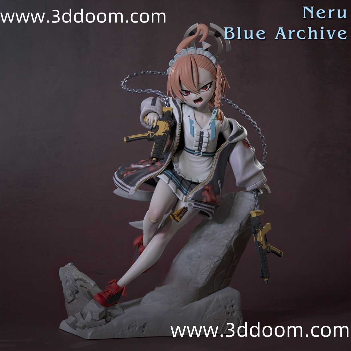 965 Neru Blue Archive 碧蓝档案 聂見-3D DOOM