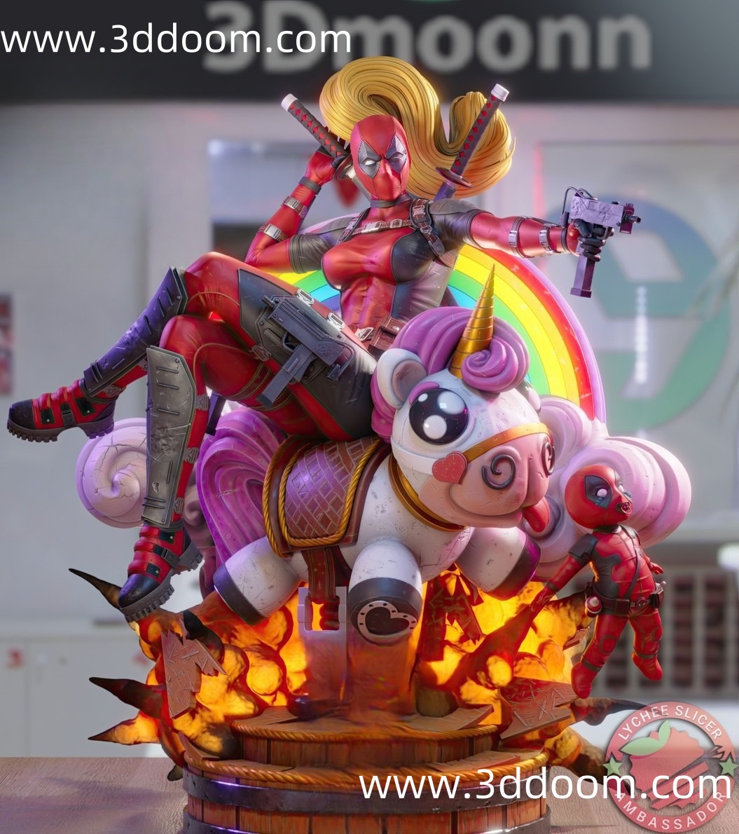 950 Lady Deadpool 婴儿死侍-3D DOOM