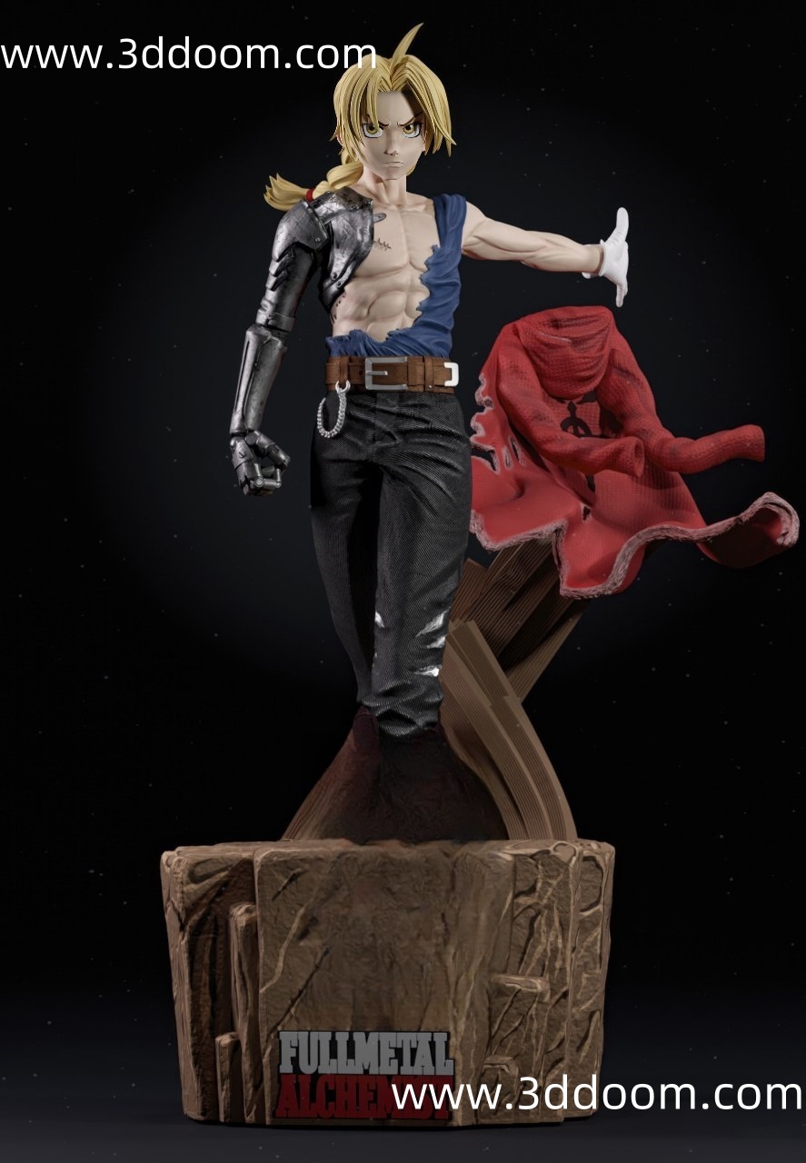 925 Edward Elric Fullmetal Alchemist 钢之炼金术师 爱德华-3D DOOM