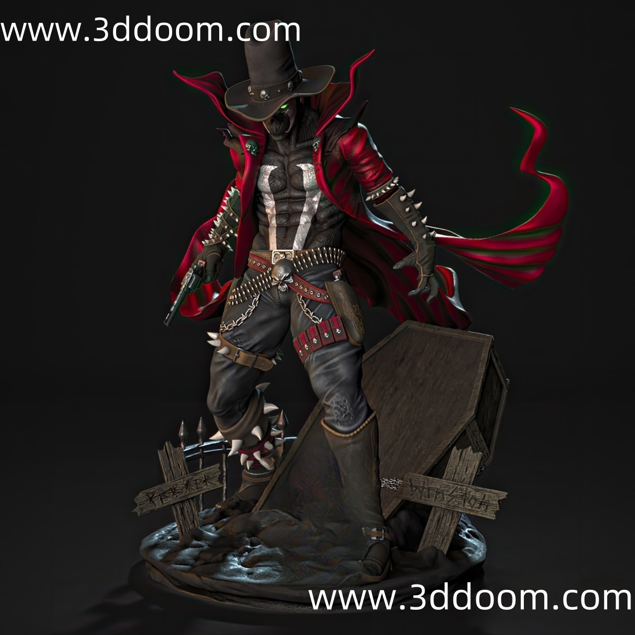 931 Gunslinger Spawn 再生侠-3D DOOM