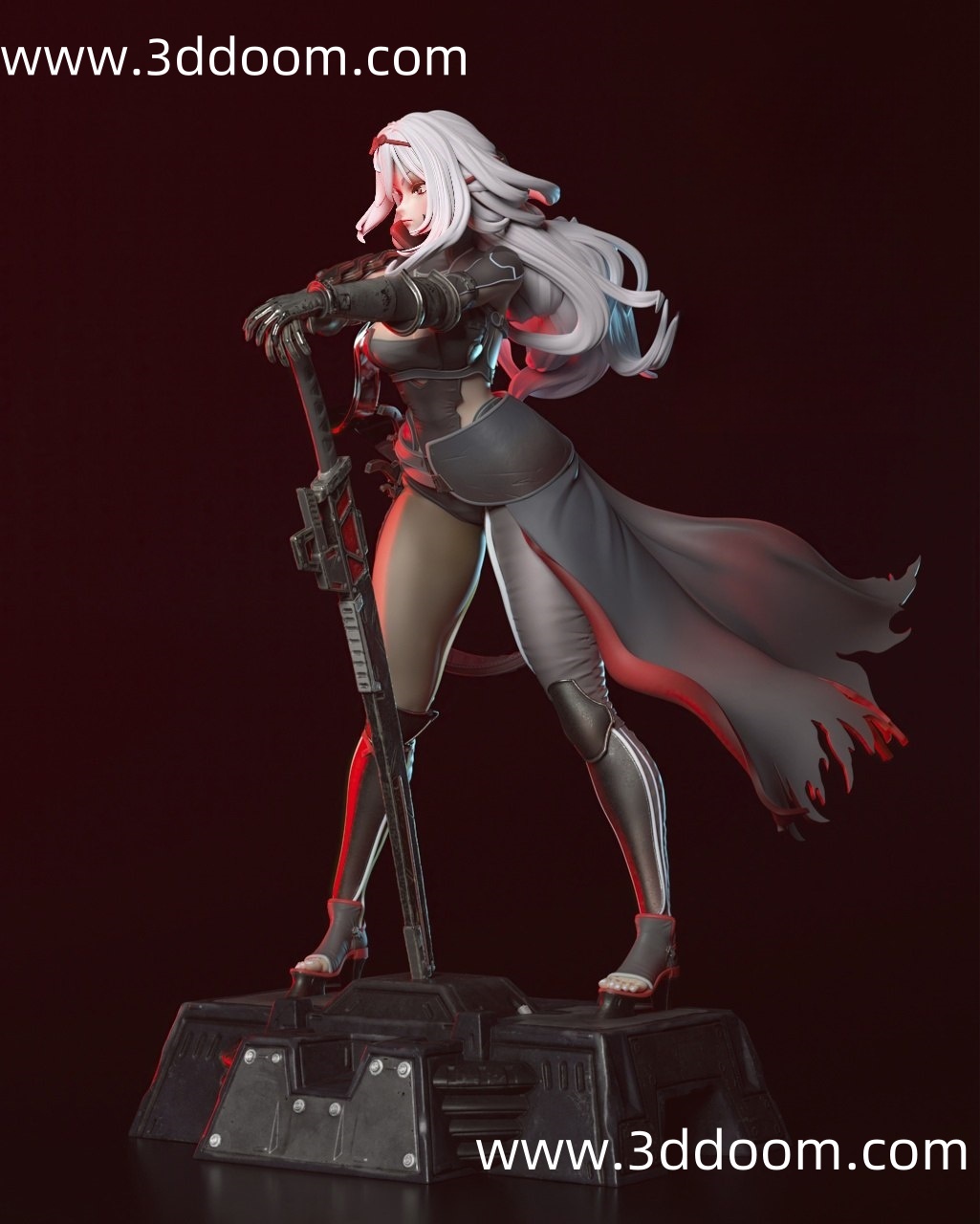 976 Scarlet Character Nikke Goddess of Victory 胜利女神 猩红-3D DOOM