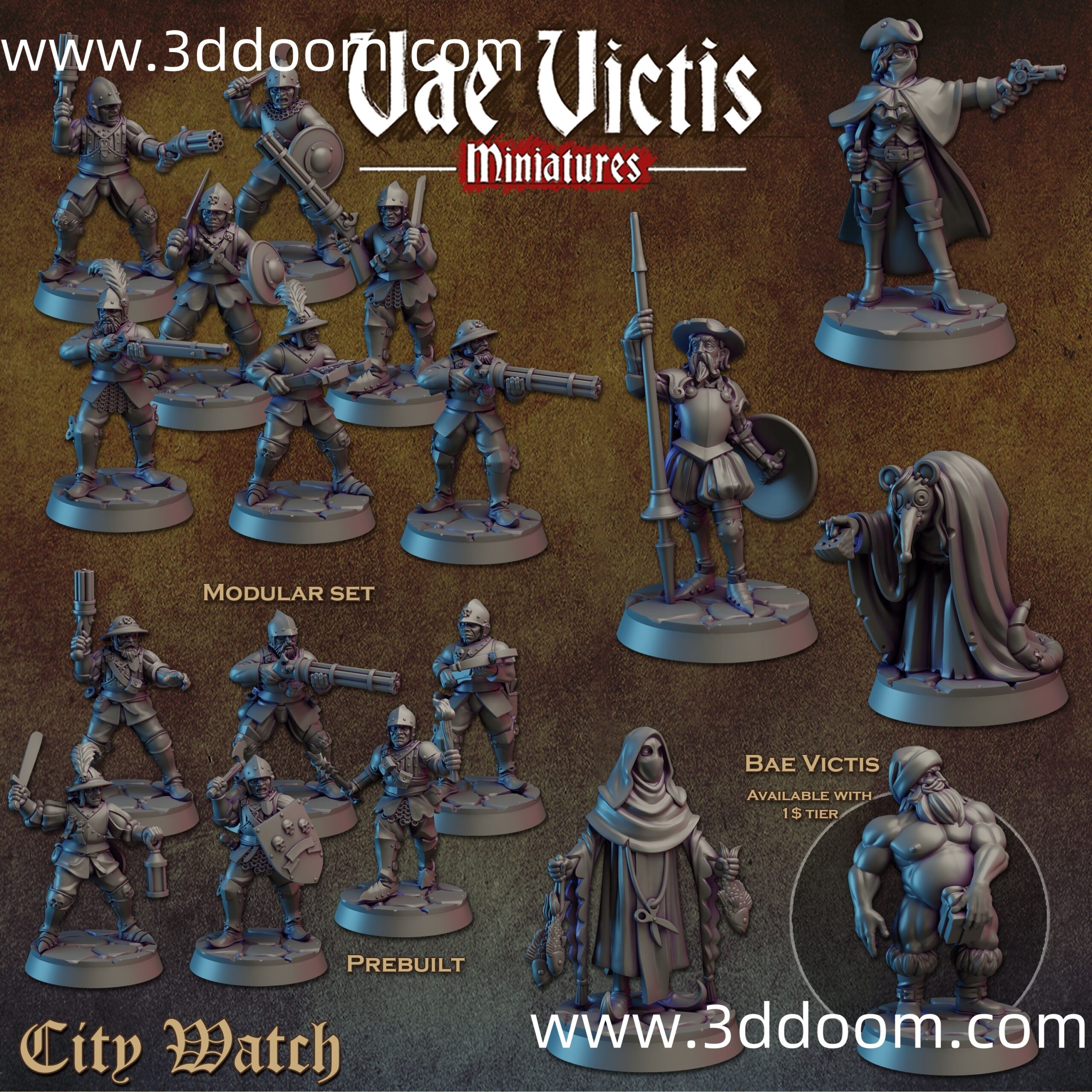 687 Vae Victis - 202312 City Watch-3D DOOM
