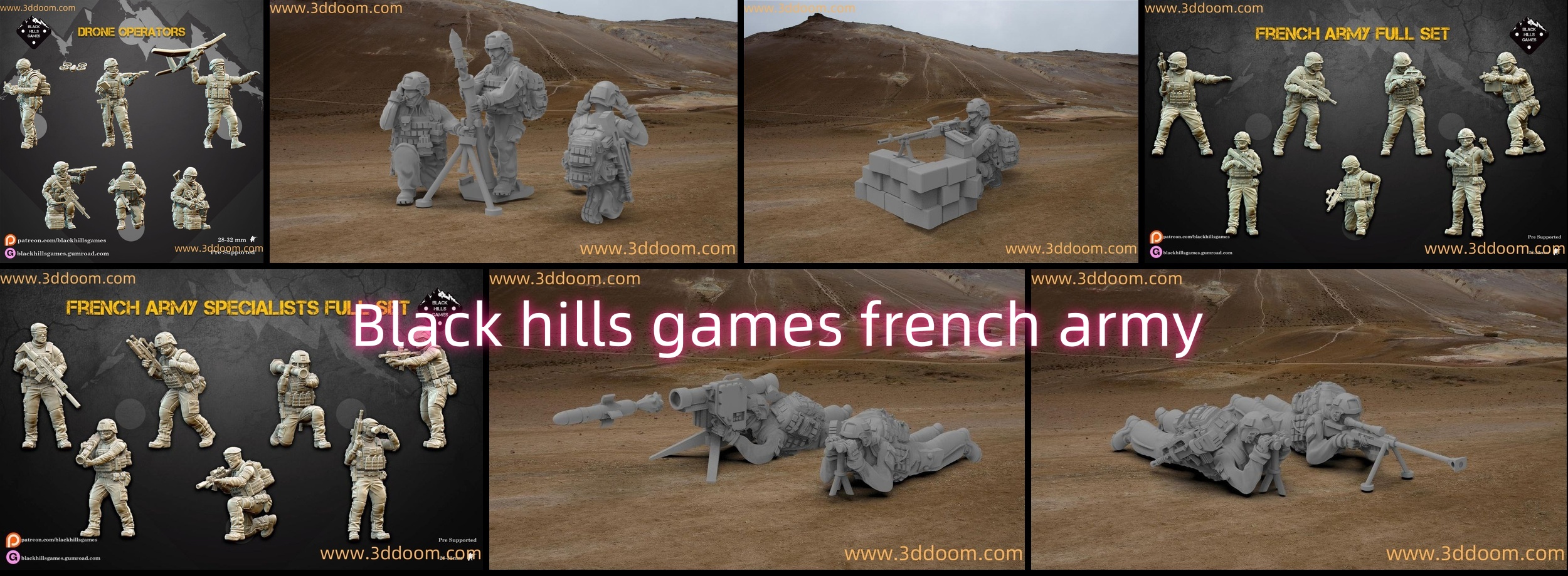 10.Black hills games french army-3D DOOM