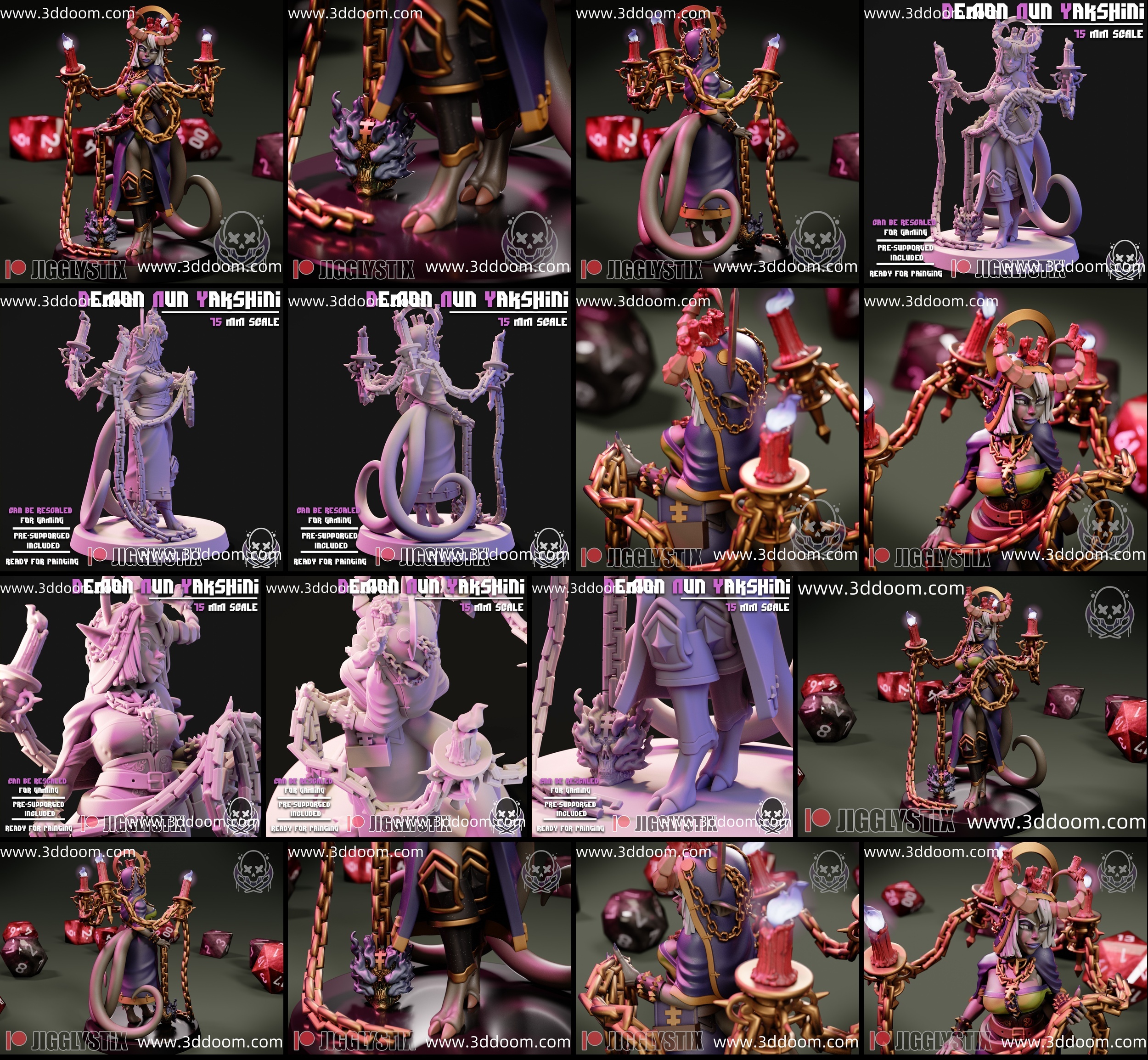 458 Demon Nun 4 - Jigglystix-3D DOOM