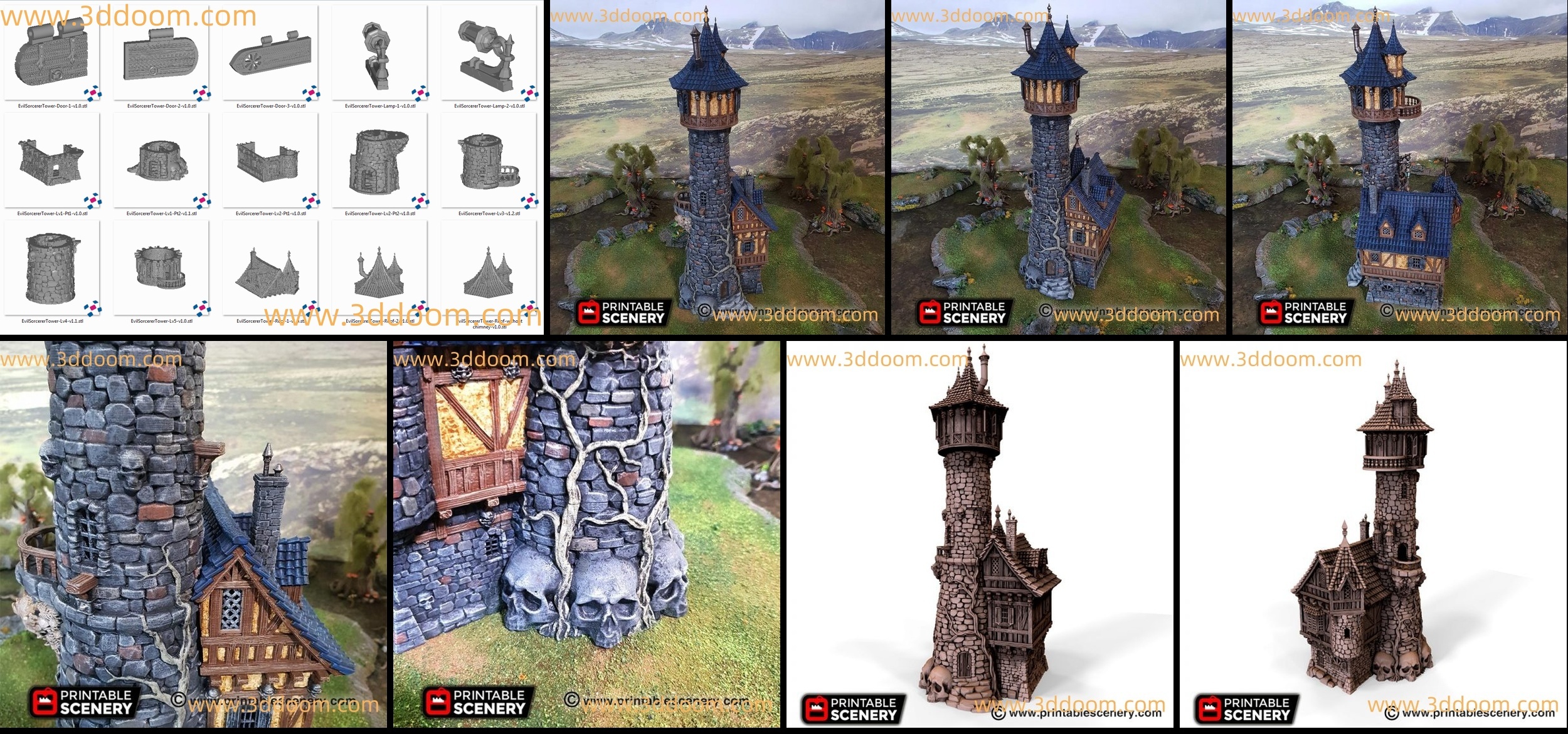 24 Sorcerer Tower Evil-3D DOOM