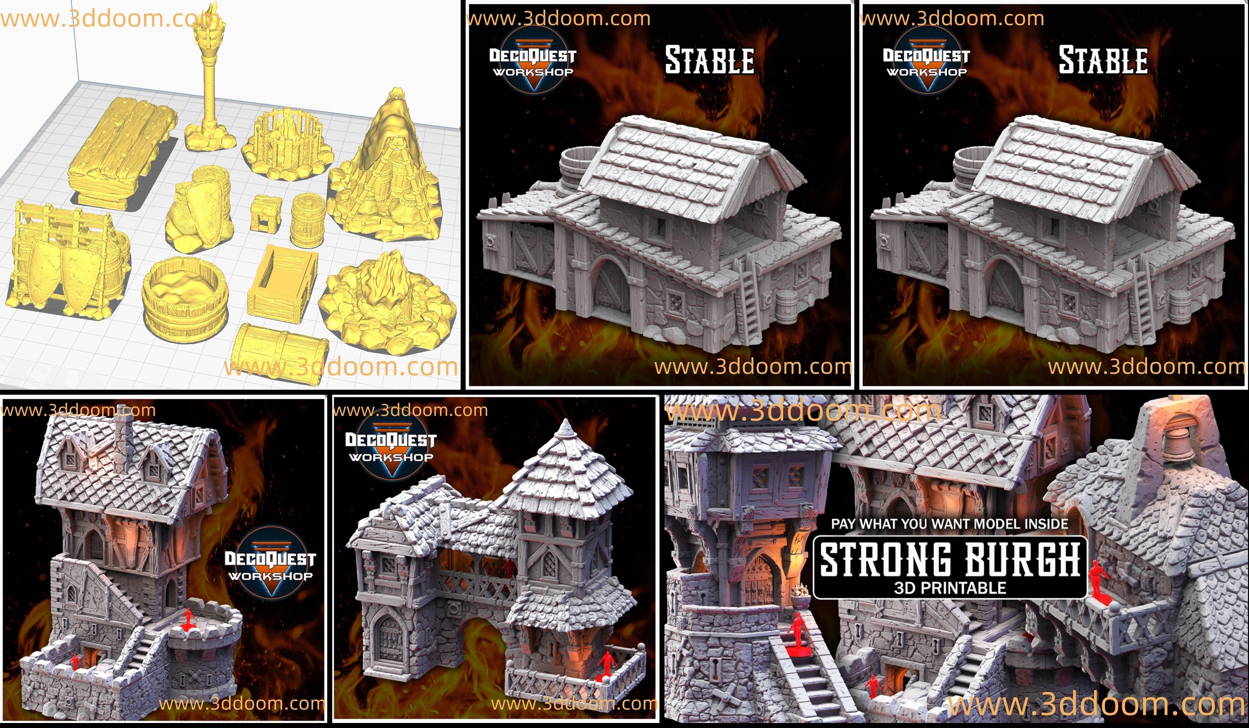 26 STRONG BURGH wave-3D DOOM